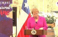 Presidenta Michelle Bachelet Jeria instaura «Día Nacional del Vino»